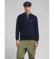 Replay Jumper med kort marinebl lynls