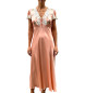 Rixo Robe beige Amari
