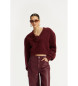Rotate Florina cardigan rdbrun