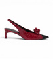 Rotate Scarpe stringate in pelle bordeaux con nodo