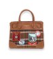 RUE MADAM PARIS Braune Mini Tote Tasche Chamonix