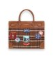 RUE MADAM PARIS Braune Chamonix Tote Tasche