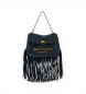 RUE MADAM PARIS Bolso Les Jours XL Fringes negro