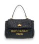 RUE MADAM PARIS Les Jours XS Tasche mit Motiv, schwarz
