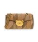 RUE MADAM PARIS Tasche Puffy XL Patchwork braun