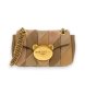 RUE MADAM PARIS Bolso Puffy Xs Patchwork marrón