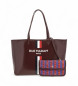 RUE MADAM PARIS Sac  provisions grenat