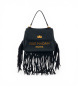RUE MADAM PARIS Bolso Les Jours XS Fringes negro