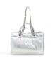 RUE MADAM PARIS Silver Puffy Shopping Bag