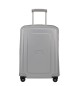 Samsonite S'Cure Spinner 55/20 togi kabinski kovček s prostornino 34 L, srebrn