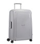 Samsonite S'Cure Spinner 69/25 medium hård resväska med 79 L kapacitet silver