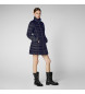 Save The Duck Reese navy quilted coat