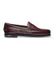 Sebago Mocassins de pele Dan El Paso bordô