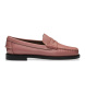 Sebago Classic Dan pink leather loafers