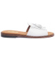 Sebago Will Slide Pop leather sandals white