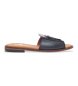 Sebago Leather sandals Will Slide Pop black