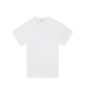 Silbon Weißes T-Shirt mit Diamantkreis