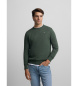 Silbon Plain green box-collared jumper