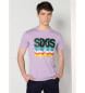 Six Valves Lilac short sleeve t-shirt