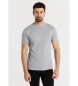 Six Valves Basic T-shirt met korte mouwen en ronde halslijn