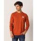 Six Valves Graphic long sleeve t-shirt red