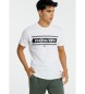 Six Valves Kurzrmeliges T-Shirt Grafica Brand wei