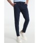Six Valves Granatowe spodnie chino