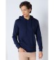 Six Valves Kangaroo hooded sweatshirt Grafica Street Art navy