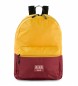 Skechers Backpack S981 yellow, maroon -29x40x16,5 cm