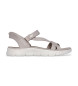 Skechers Go Walk Flex taupe sandals