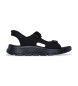 Skechers Sandali con tacco basso Go Wlak Flex SD Easy Entry neri
