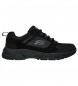 Skechers Zamszowe buty Oak Canyon w kolorze czarnym 