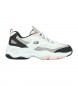 Skechers Usnjeni čevlji D'Lites 4.0 - Fresh Diva bela, siva, roza