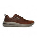 Skechers Usnjeni čevlji Delson 3.0 Glavine brown