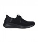 Skechers Sneakers Tonal Stretch Knit Fixed Laced svart