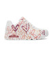 Skechers Sapatos Uno branco, cor-de-rosa