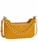 Skpat SKPAT women's shoulder bag with 2 interchangeable handles 312478 ochre colour