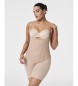 SPANX Body mit offener Bste bis Mitte Oberschenkel TotalContour beige