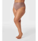 SPANX Brauner formgebender Tanga mit hoher Taille