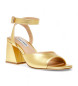 Steve Madden Glisten gold leather sandals
