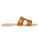 Steve Madden Zarnia sandaler i brunt læder