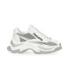 Steve Madden Sneakers bianche in pelle Zoomz - Altezza plateau 7 cm