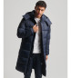 Superdry Cappotto imbottito in ripstop blu scuro