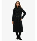 Superdry Manteau noir  patte d'oie