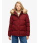 Superdry Cappotto Everest Five Baffle Red