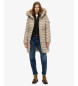 Superdry Fuji Faux beżowy płaszcz