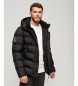 Superdry Abrigo Graphic Puffer negro