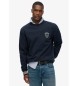 Superdry Felpa blu navy Athletic Club Crew Superdry Felpa blu navy Athletic Club Crew