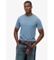 Superdry Athletic Emboss Relaxed T-shirt blauw