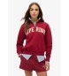 Superdry Sweatshirt Athletic Ess Applique rouge